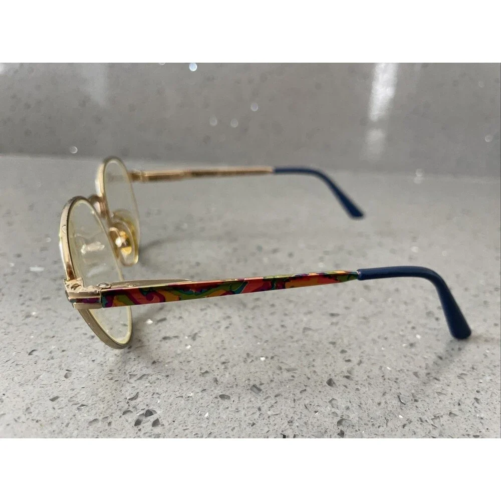 Fisher Price Eyeglasses Frames ONLY FRANCE BRANDON Blue Wow 42-16-115mm Full Rim